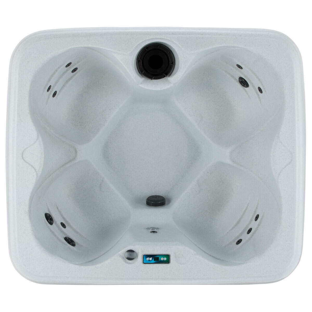 California Spa 13-Jet Malibu Roto Molded 4 Person Hot Tub in White -  Delivered and Installed