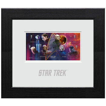 Star Trek Framed Movies Miniature Sheet Royal Mail® Collectable Stamps