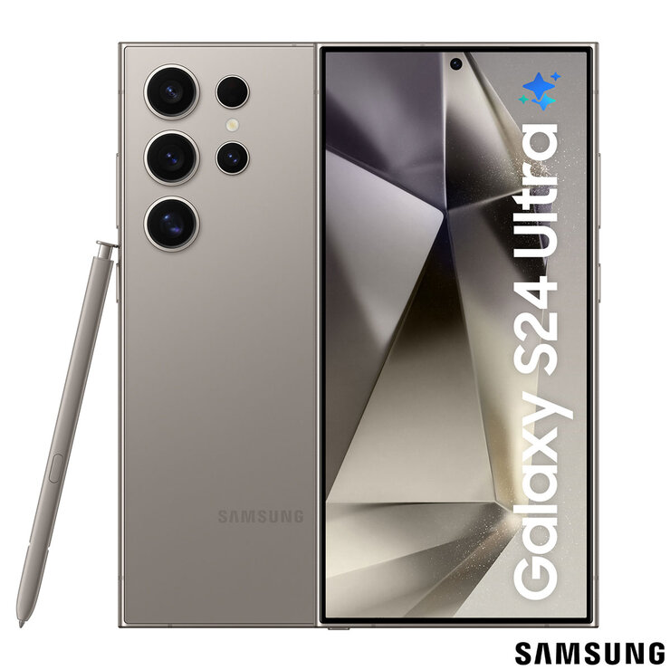 Samsung Galaxy S24 Ultra, 256GB Sim Free Mobile Phone in Titanium Grey, SM-S928BZTGEUB