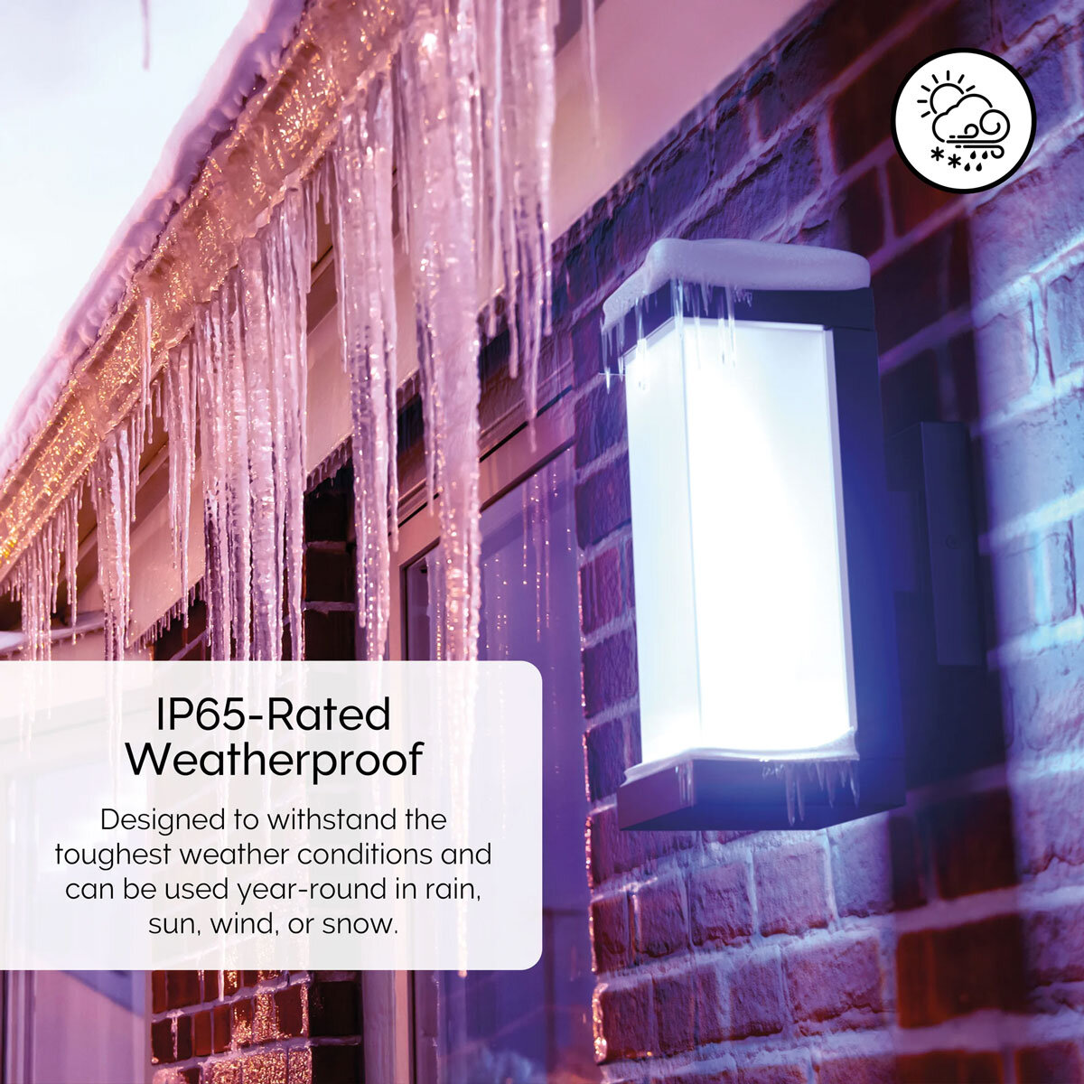 Atomi Smart WiFi Wall Light Sconce, 2 Pack