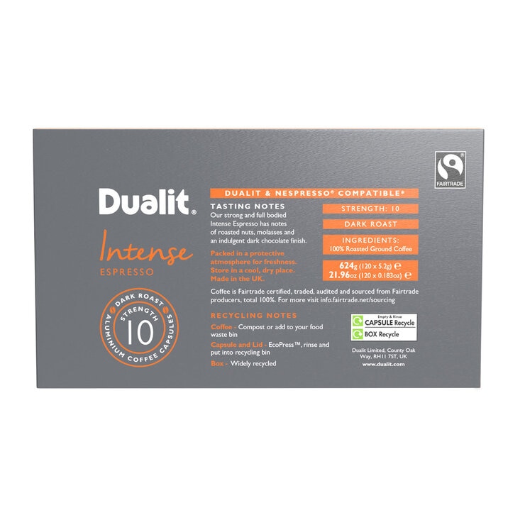 Dualit Intense Coffee Pods Box