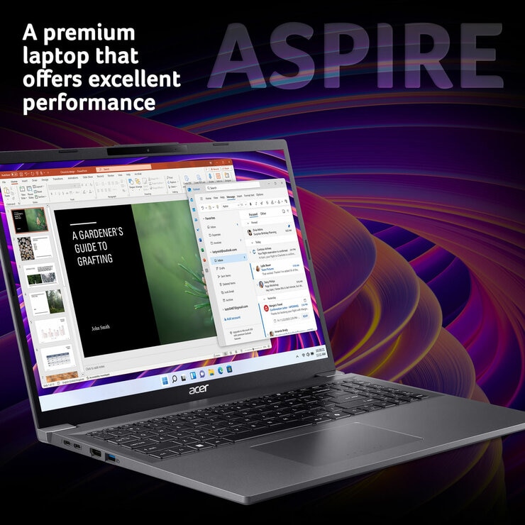ACER ASPIRE 16, 16", 16gb, 512gb, NX.J5LEK.003 INTEL ULTRA 5