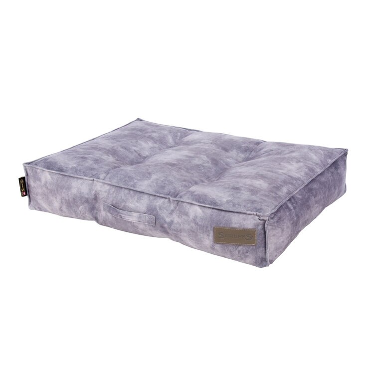 grey dog mattress on its own grey dog mattress on its own