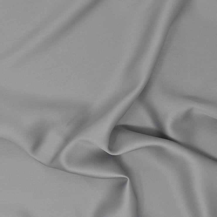 panda bamboo fitted sheet in quiet grey