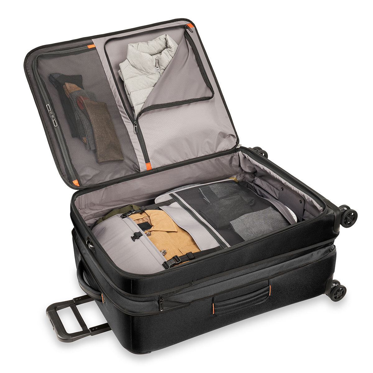 Briggs & Riley ZDX 74cm Large Expandable Spinner In Black