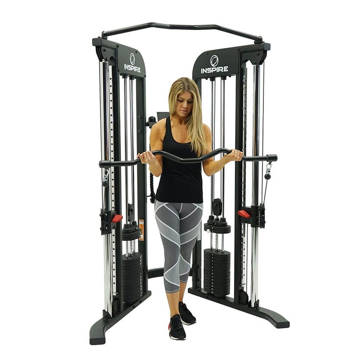 Inspire Fitness FTX Functional Trainer with Bench and 1 Year Inspire
