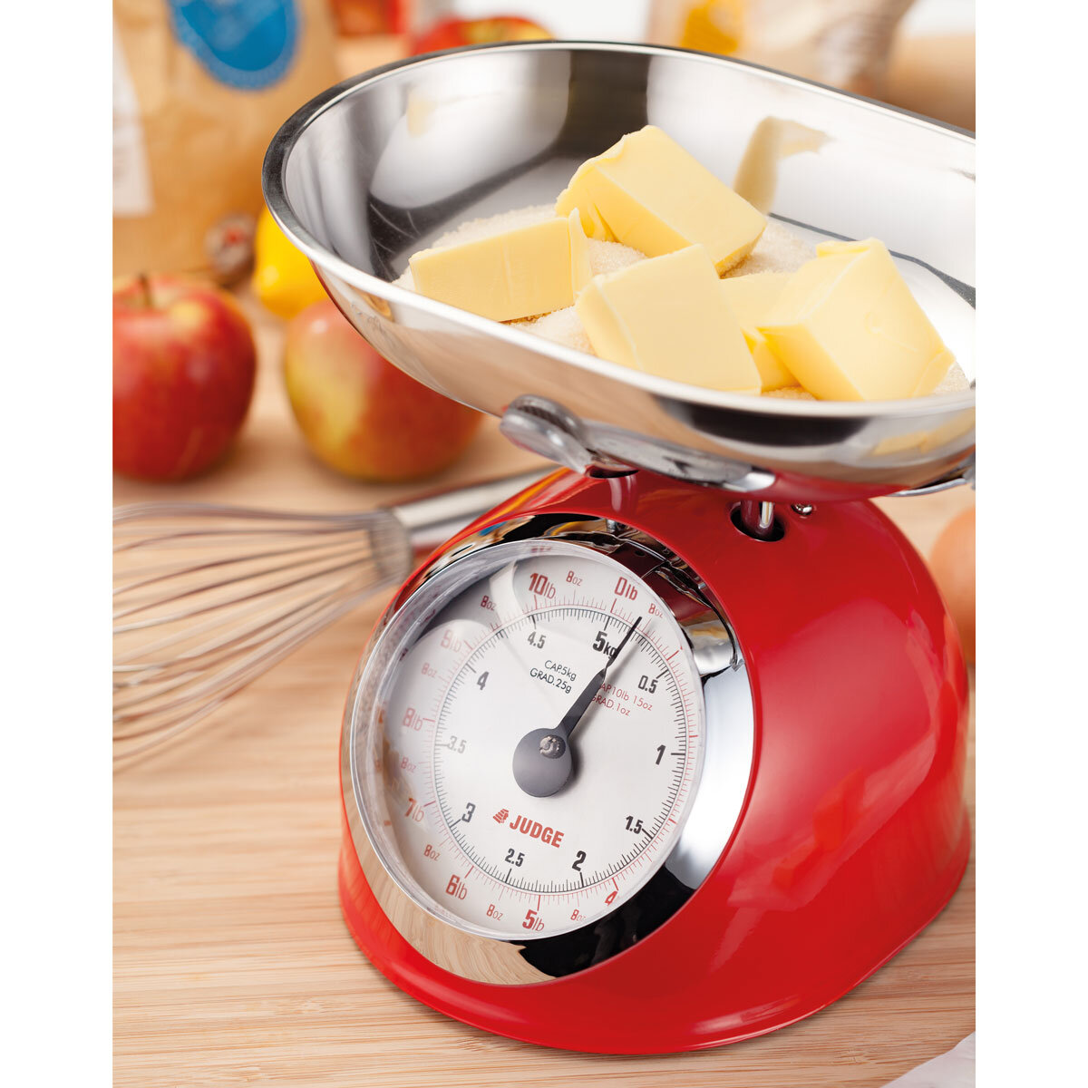 Judge Kithcen Scales in Red