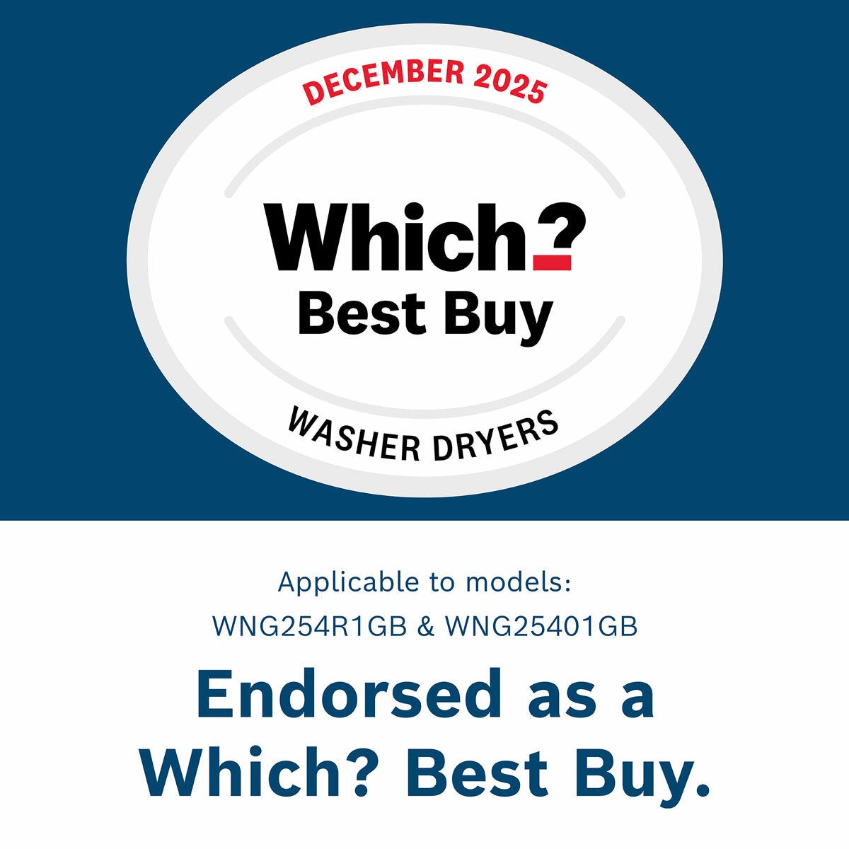 Bosch WNG254R1GB Series 6 Washer Dryer, 10.5/6kg Capacity, D Rated in Graphite Bosch WNG254R1GB Series 6 Washer Dryer, 10.5/6kg Capacity, D Rated in Graphite