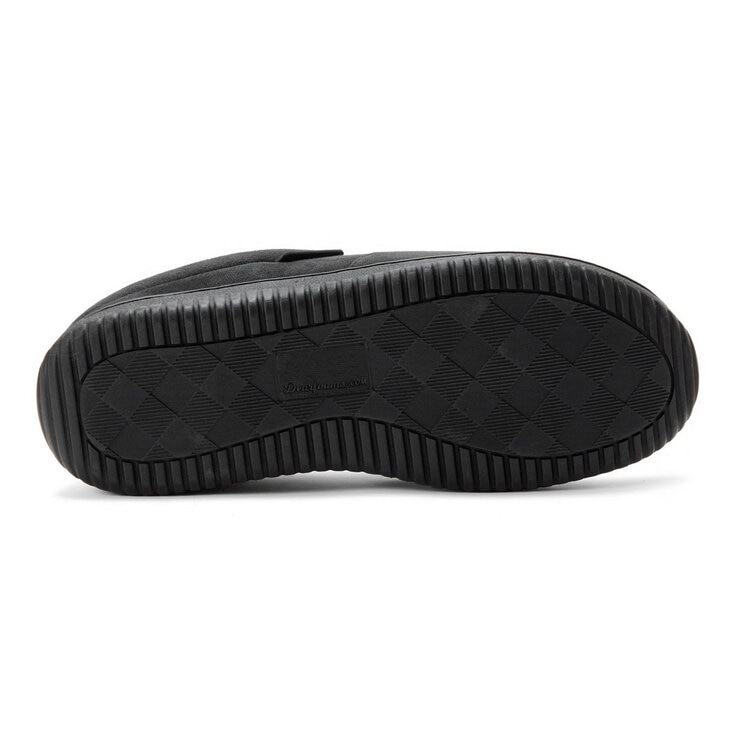 Dearfoam Memory Foam Men's Clog Slippers in Black