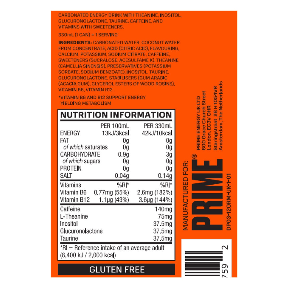 Nutritional Information