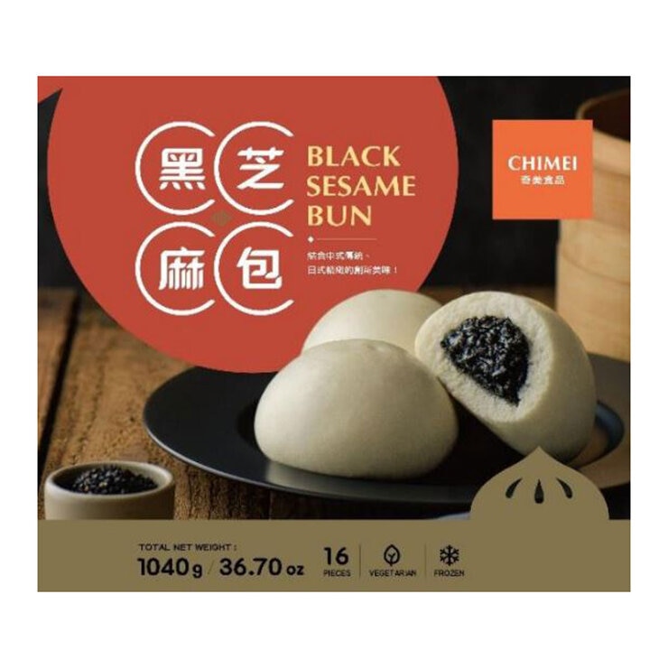 Chimei Black Sesame Bun, 1.04kg Chimei Black Sesame Bun, 1.04kg