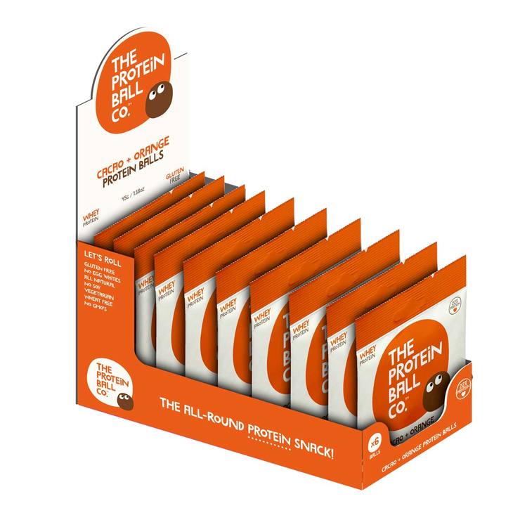 The Protein Ball Co. Cacao & Orange Protein Balls, 20 x 45g Costco UK