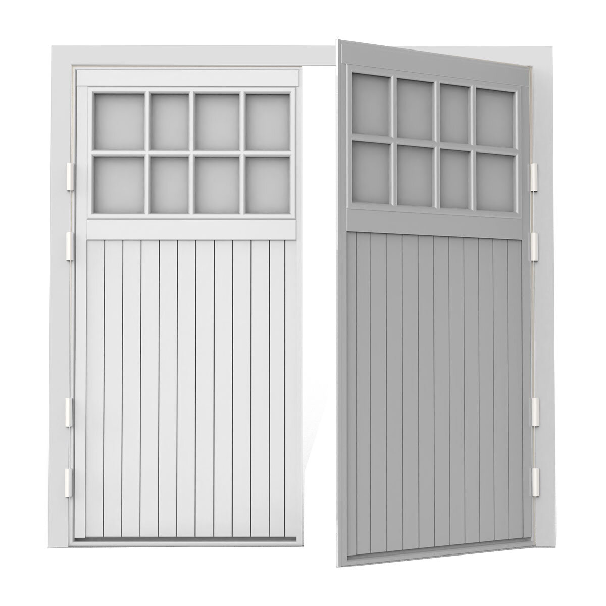 Cardale Bedford Side Hinged Garage Door With Installation in 3 Colours