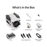 All the parts included in the DJI Mini kit