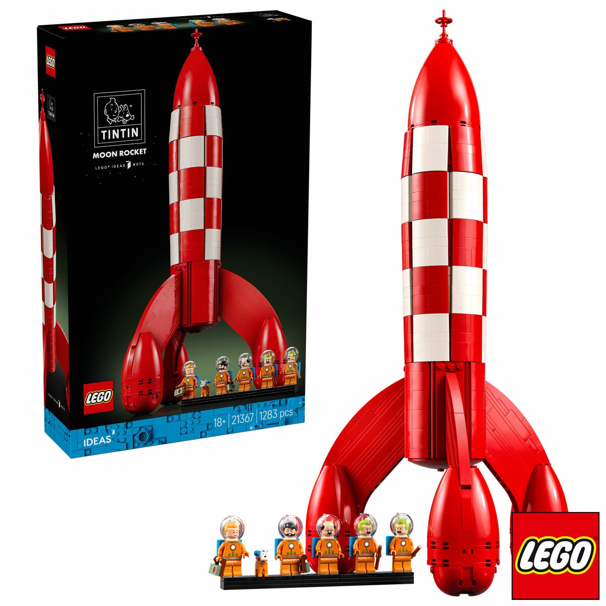 LEGO Ideas Tintin® Moon Rocket - Model 21367 (18+ Years) LEGO Ideas Tintin® Moon Rocket - Model 21367 (18+ Years)