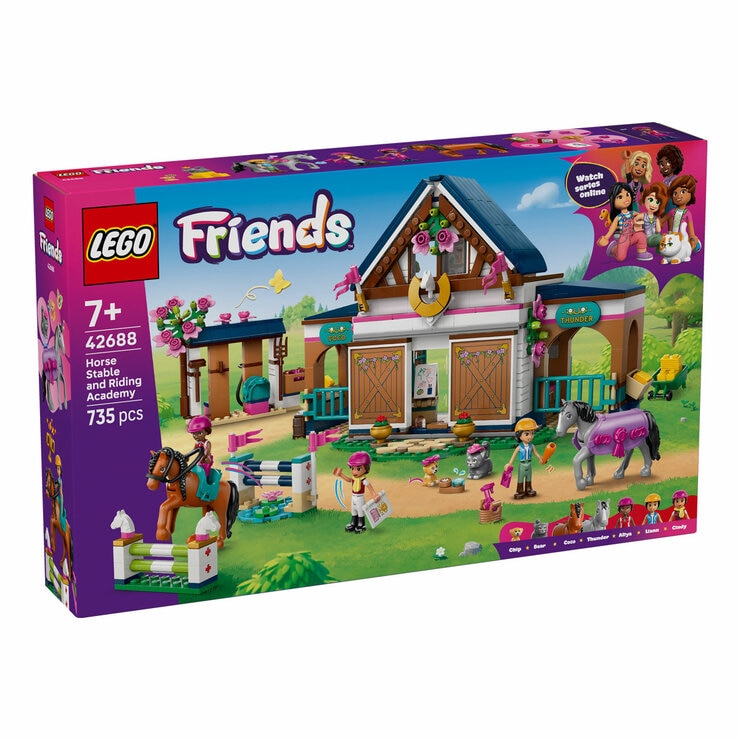 LEGO Friends Horse Stable and Riding Academy - Model 42688 (7+ Years)