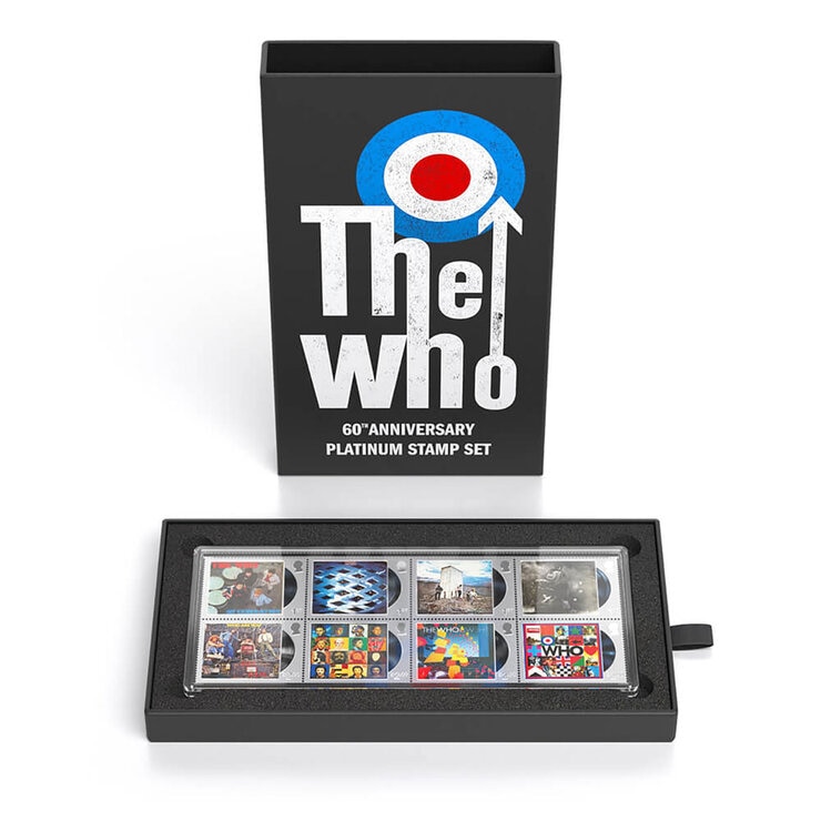 Royal Mail® The Who Limited Edition Platinum Stamp Set