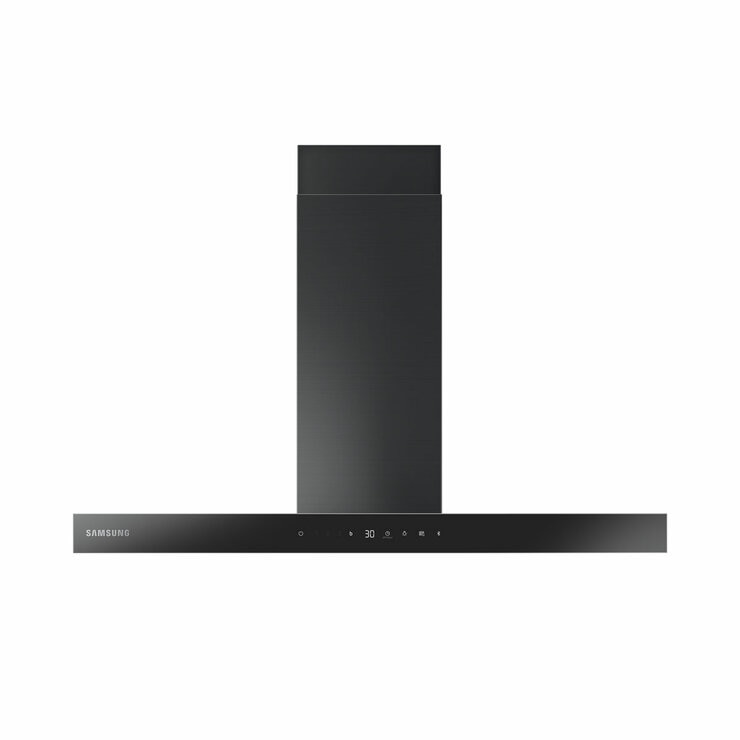 Samsung NK36C5703TM/UR 90cm Cooker Hood with Auto Connectivity, in Black Stainless