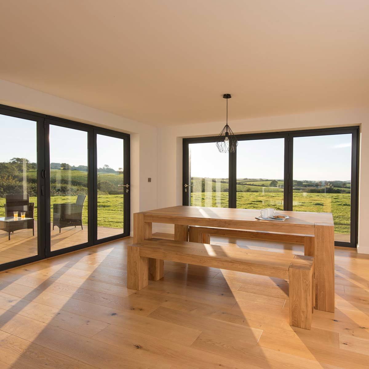 Origin Bi-Fold Door up to 2.1m wide, in Grey