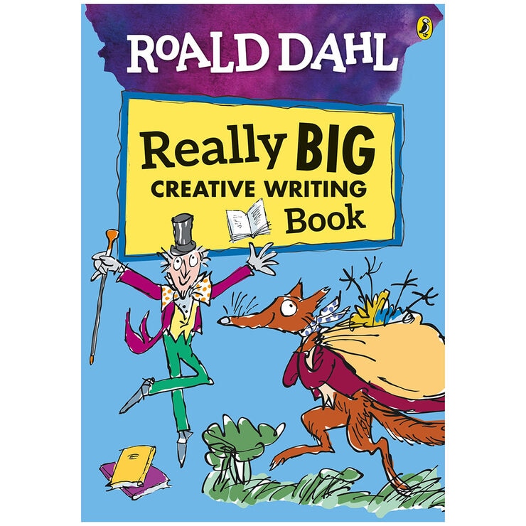 Front cover of Roald Dahl Creative writing book Front cover of Roald Dahl Creative writing book