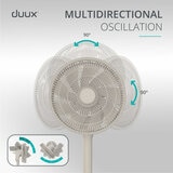Duux Whisper Flex 2 Smart Fan DXCF104UK, Stone
