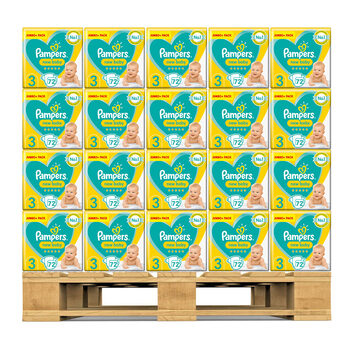 Pampers New Baby Nappies Size 3, 120 x 72 Jumbo+ Pack