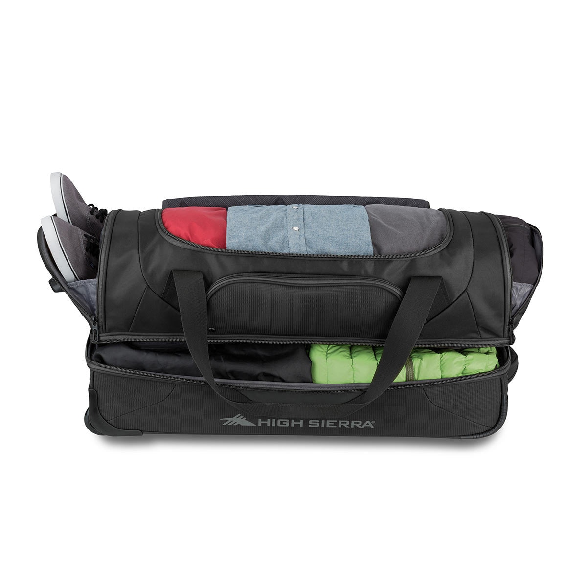 High Sierra 30" Drop Bottom Wheeled Duffel Bag in Black Costco UK
