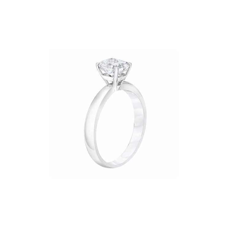 1.0ct Cushion Cut Diamond Ring, Platinum Costco UK