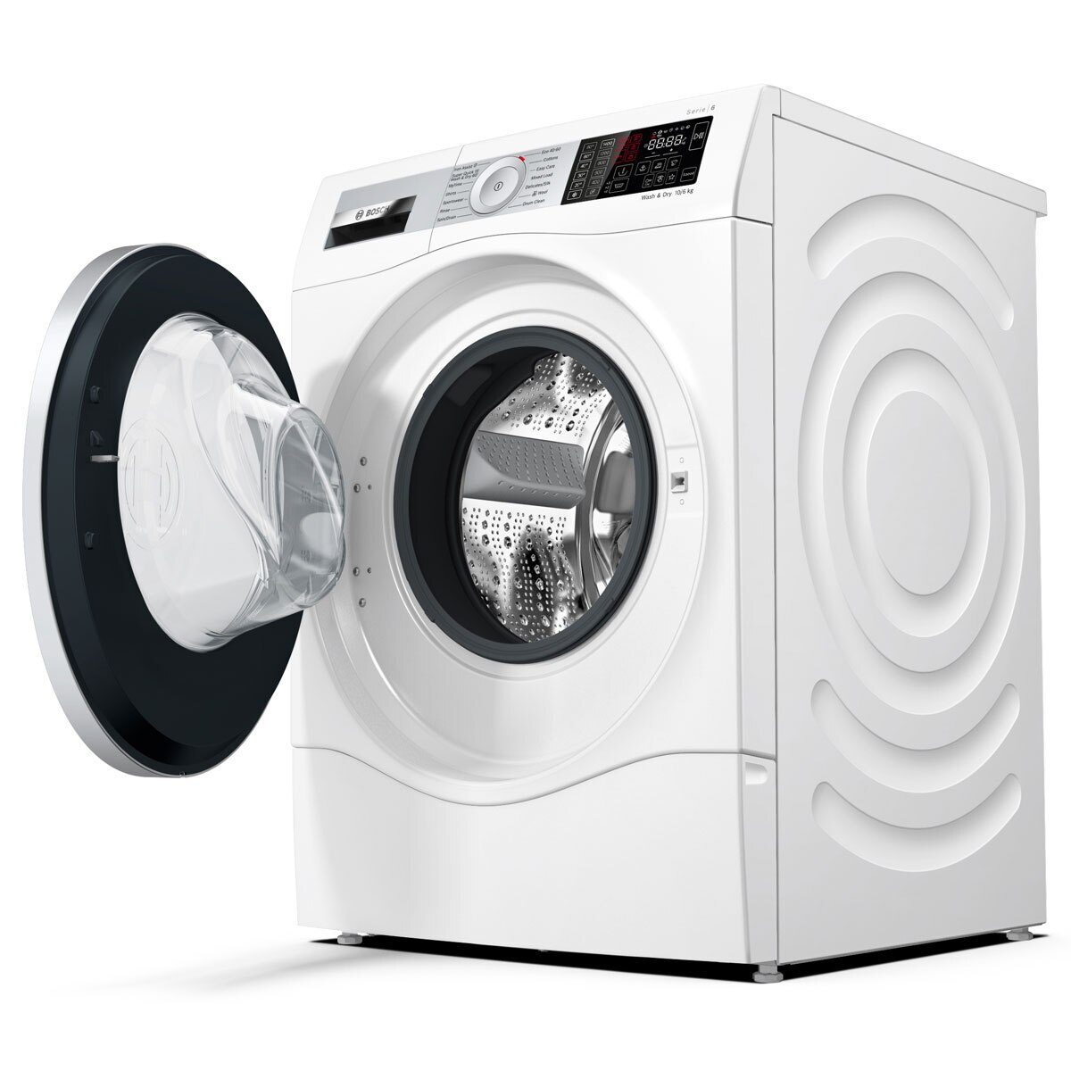 Bosch WDU28561GB, 10kg/6kg, 1400rpm, Washer Dryer, E Rated in White