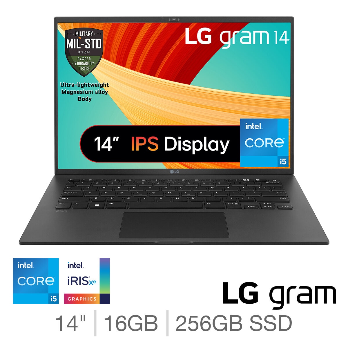 LG gram, Intel Core i5, 16GB RAM, 256GB SSD, 17 Inch Laptop, 17Z90RU-G.AP52A1