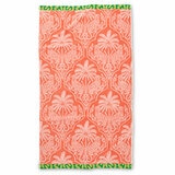 Oversized 100% Cotton Coral Leopard Beach Towel Oversized 100% Cotton Coral Leopard Beach Towel