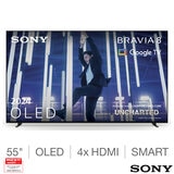 Sony Bravia 8 K55XR80U 55 Inch 4K OLED Smart Google TV