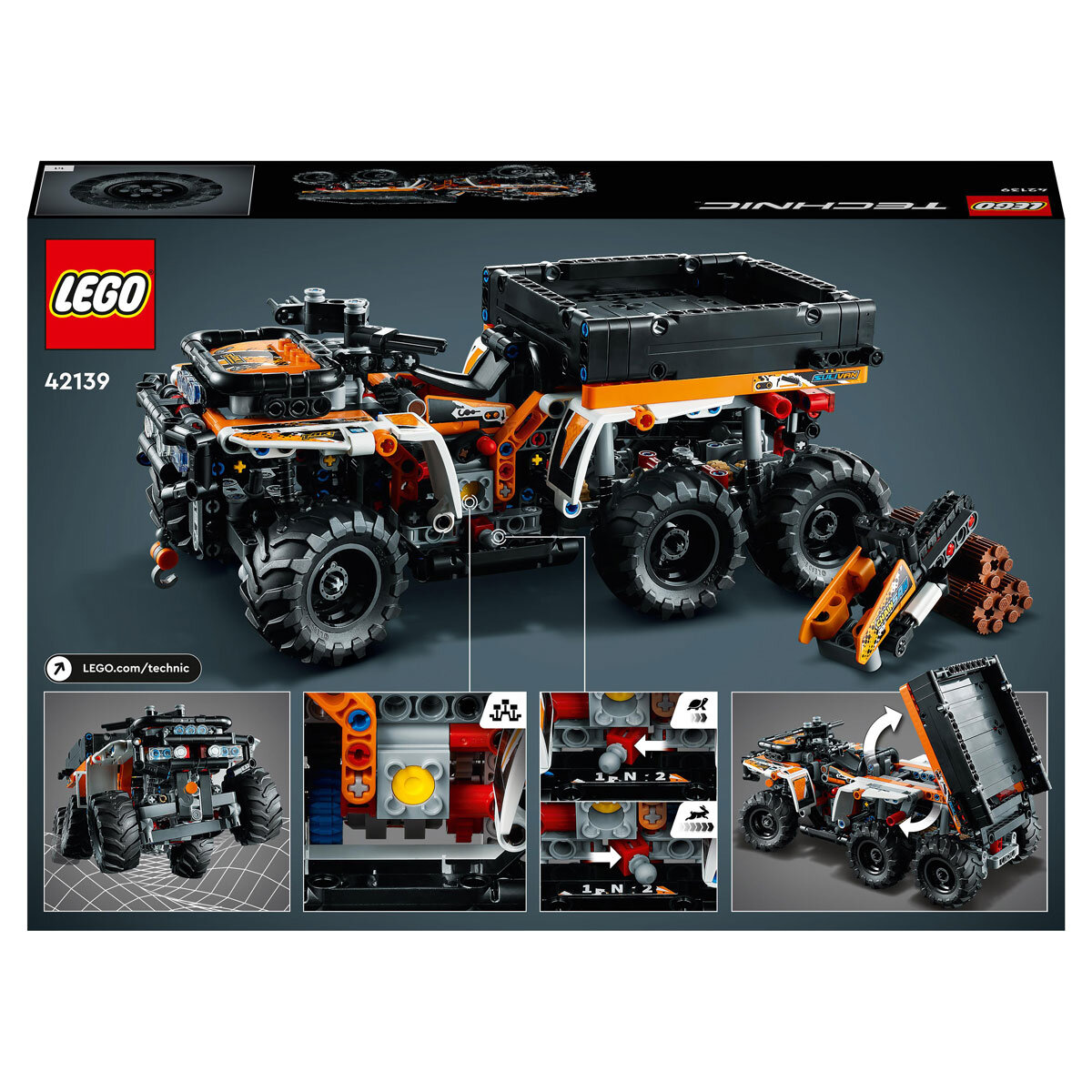 Buy LEGO Technic All-Terrain Vehicle Back of Box Image at Costco.co.uk