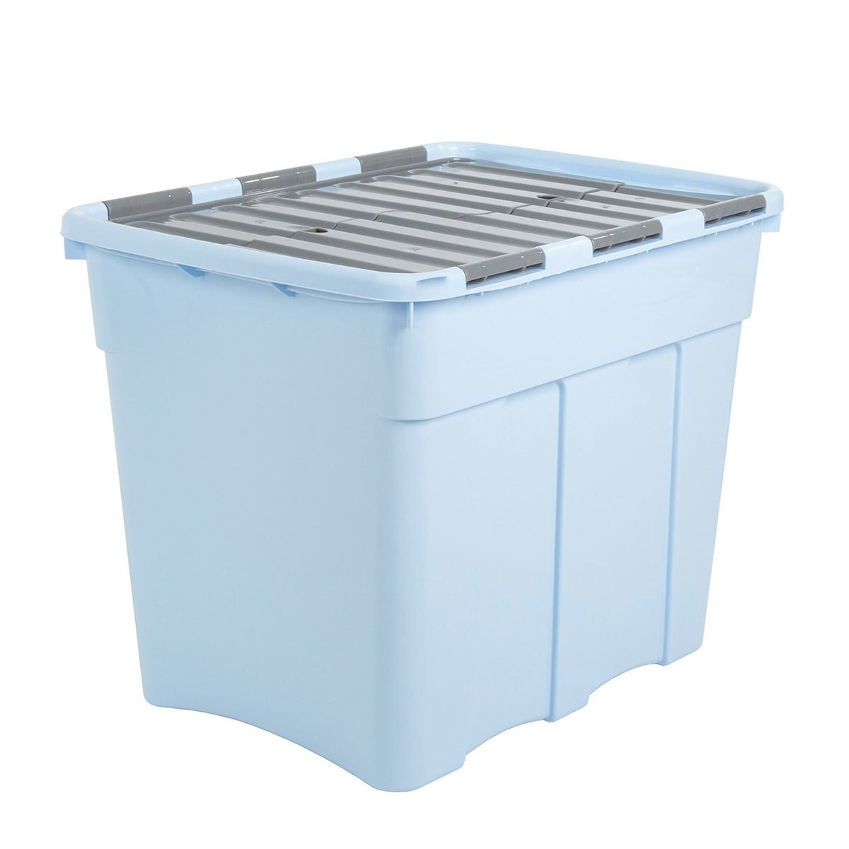Wham 80L Plastic Storage Croc Box, in Cool Blue 2 Pack Costco UK