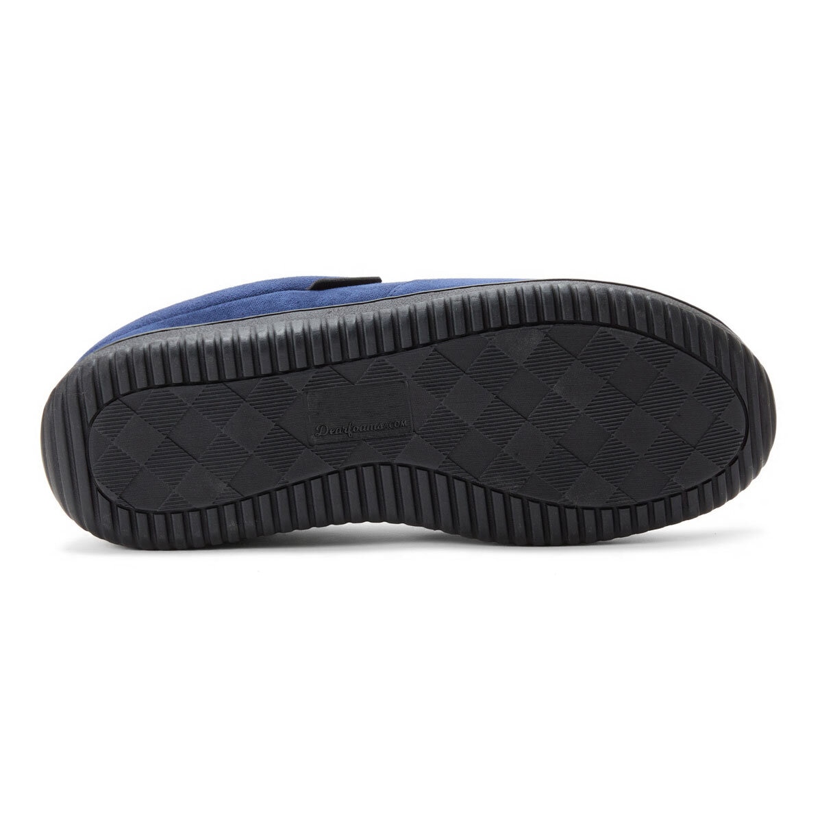 Dearfoam Memory Foam Men's Clog Slippers in Navy