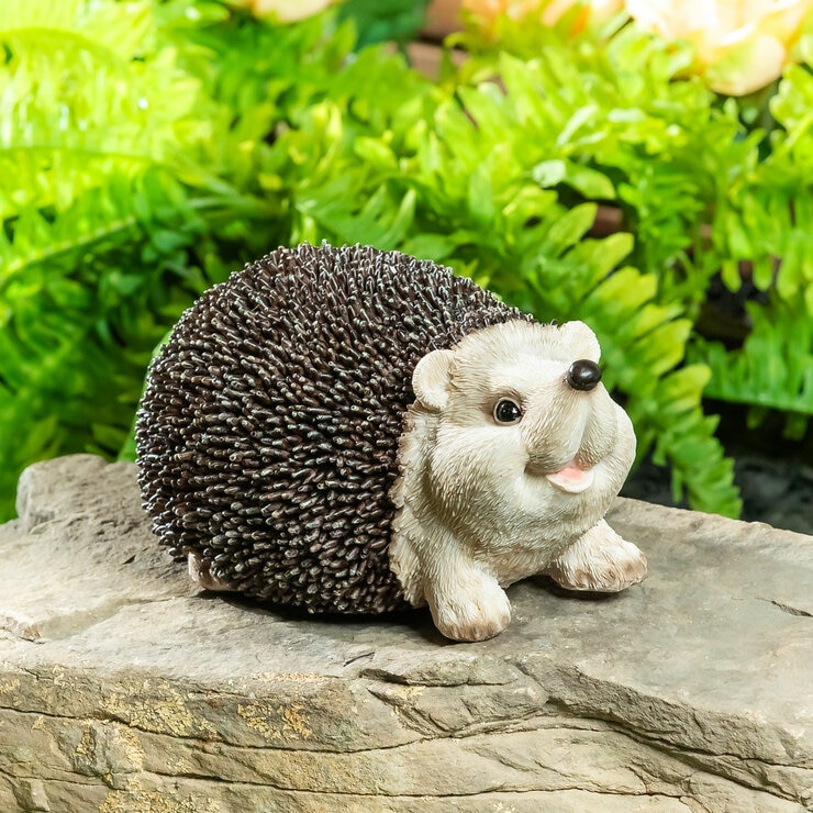 Evergreen Hedgehog Family Statues