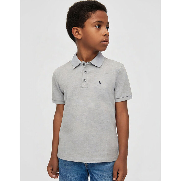 Jack Wills Youth Polo in Grey & Purple Jack Wills Youth Polo in Grey & Purple