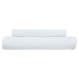 Luff 700 Thread Count 100% Organic Bamboo Duvet Set White in 4 Sizes