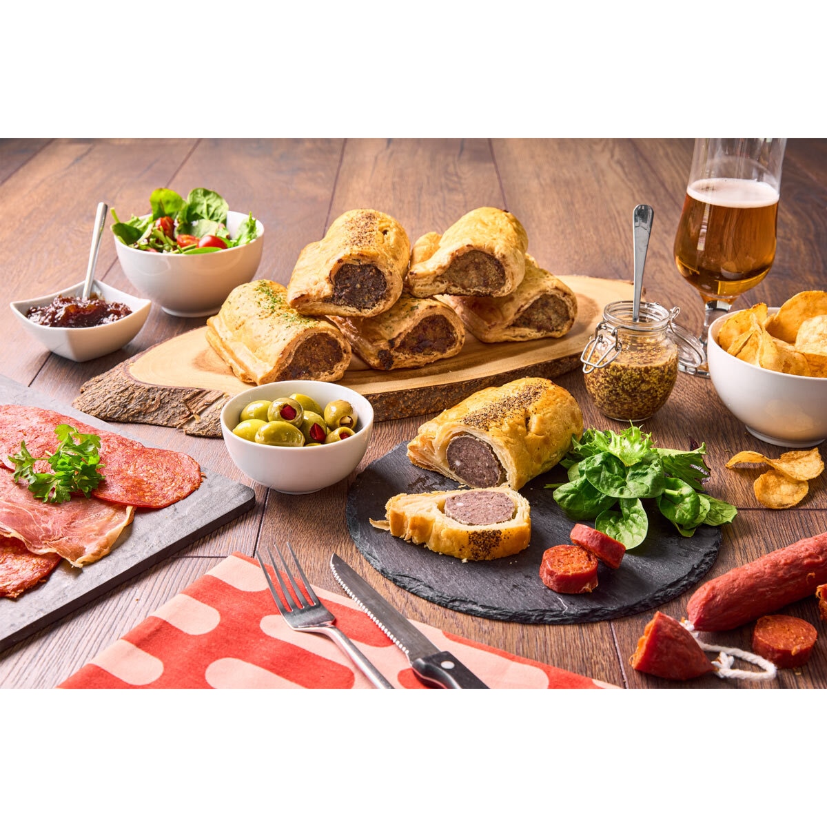 Topping's Pies Gourmet Sausage Roll Selection, 6 x 180g