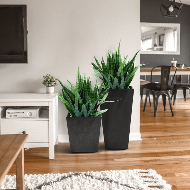 Vitae 19.6" (50cm) Sonata Slate Effect Planter Costco UK