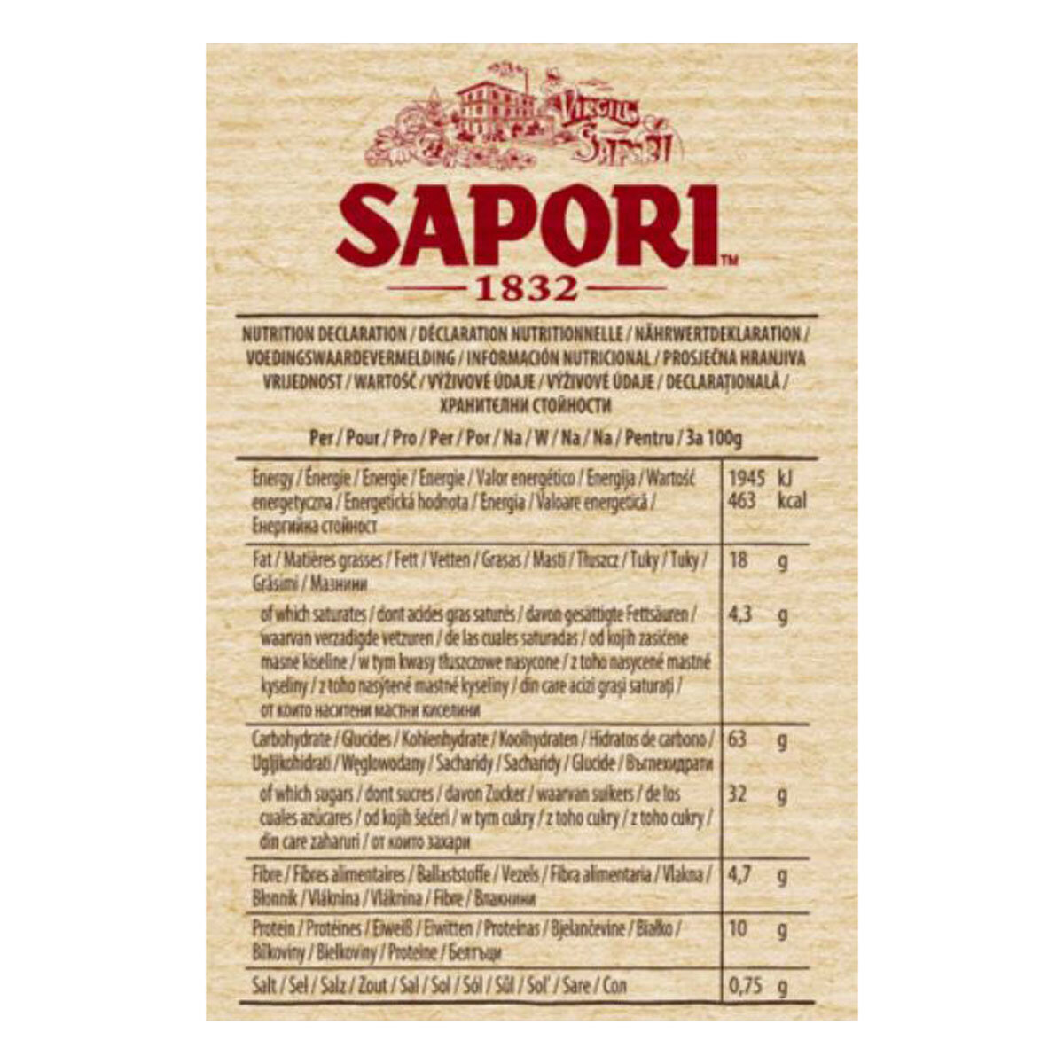 Nutritional Information