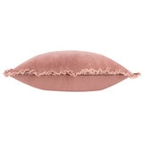 Furn Bertie Velvet Feather Fill Cushion 2 Pack in Rose, 45 x 45 cm