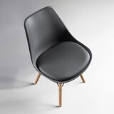 Bayside Furnishings Eiffel Dining Chairs, 2 Pack