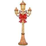 Image of the Lamp Post with the lights on