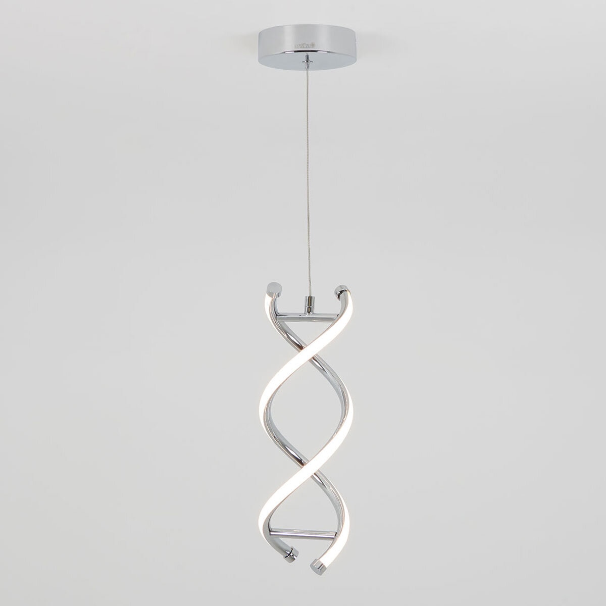 Artika DNA Single Light LED Pendant in Chrome