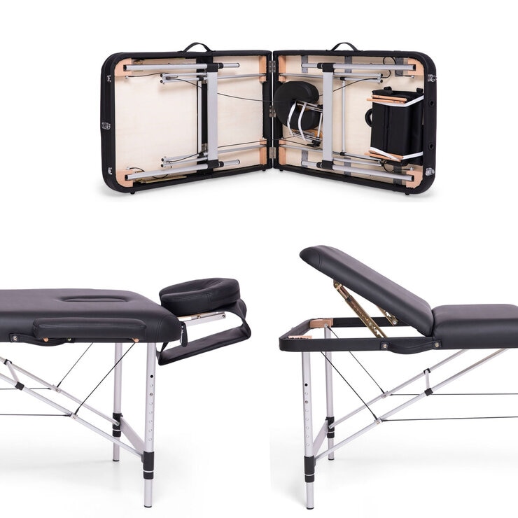 Dezac Professional Massage Chair illustrating its ease of transportation