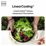 LG GBBSJ2CCPY 375L Fridge Freezer, E Rated in Silver