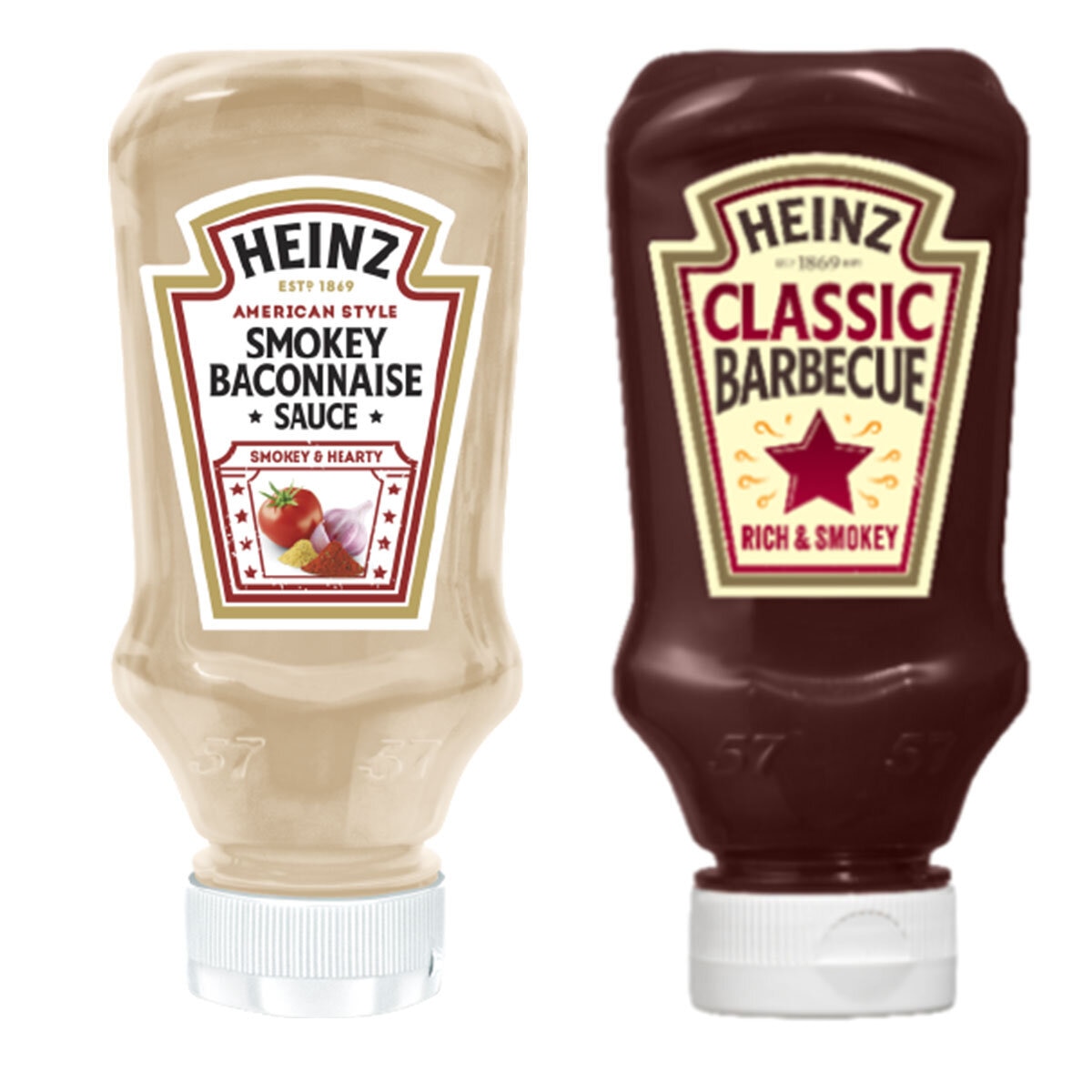 2 bottles of sauce