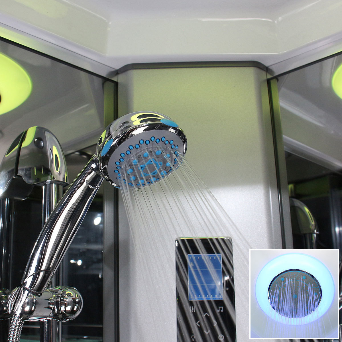 Lifestyle compiled image of shower features