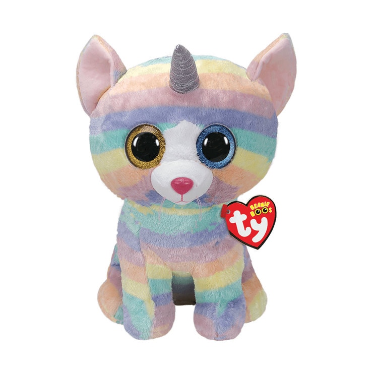 Ty Beanie Boo XL 25" (63.5cm) Heather Cat Plush Collectable Toy (1